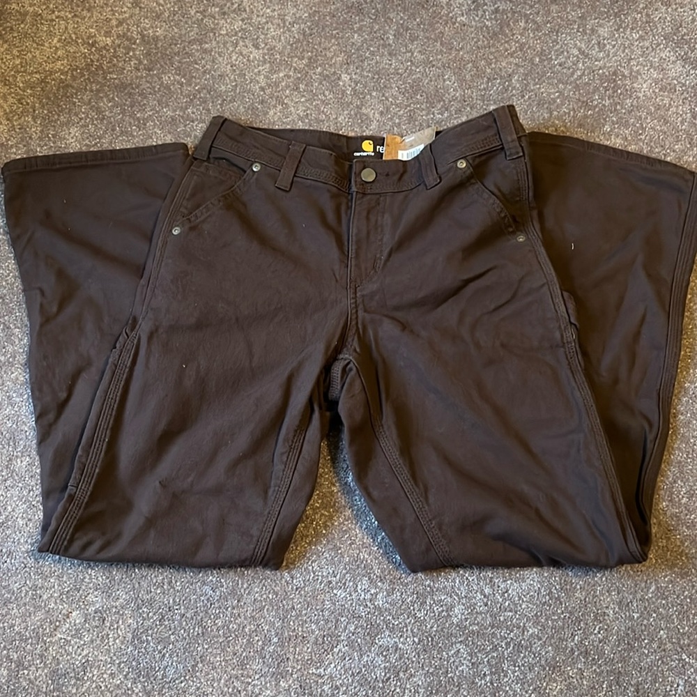 Carhart relaxed fit flannel lined Fulton Pant size 2 short NWT